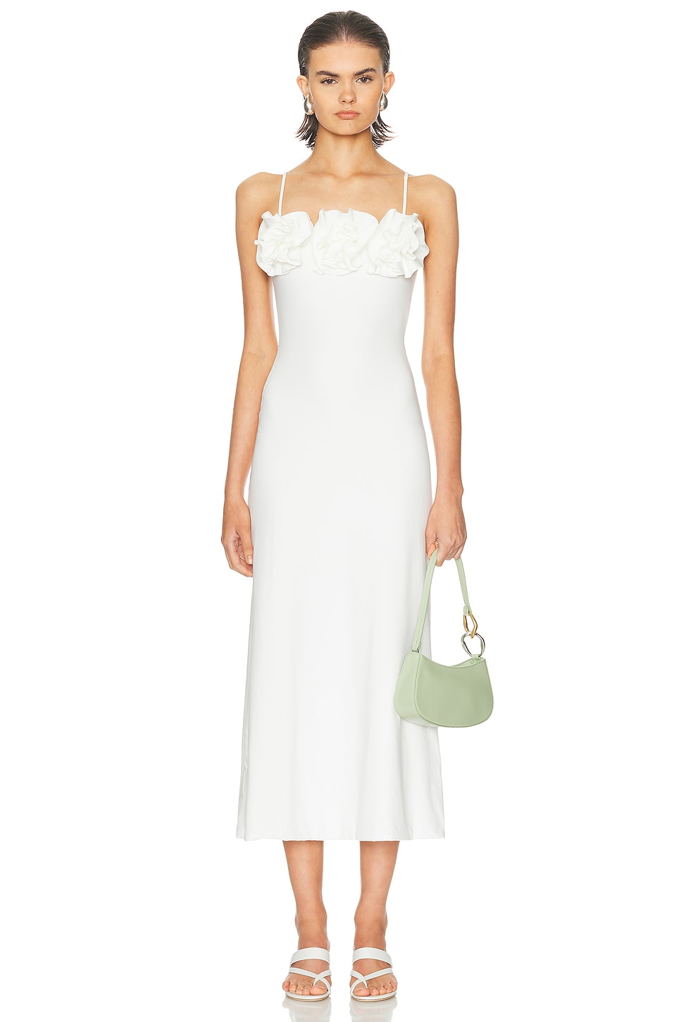Maygel Coronel Aura Dress in White