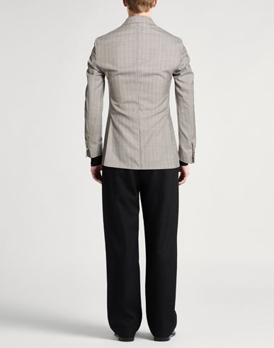 Man Blazer Light grey Size 36 Virgin Wool