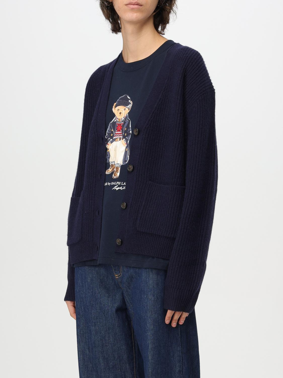 Polo Pony-motif cardigan - Brown