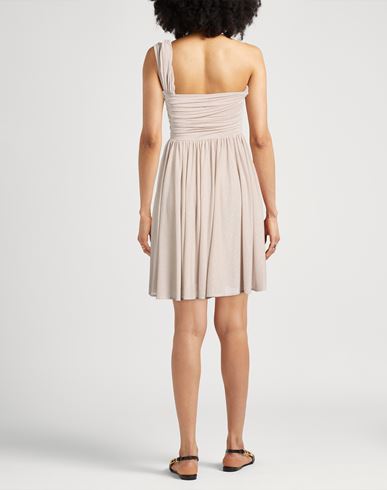 Woman Mini dress Light pink Size S Viscose, Polyamide, Metallic fiber, Elastane