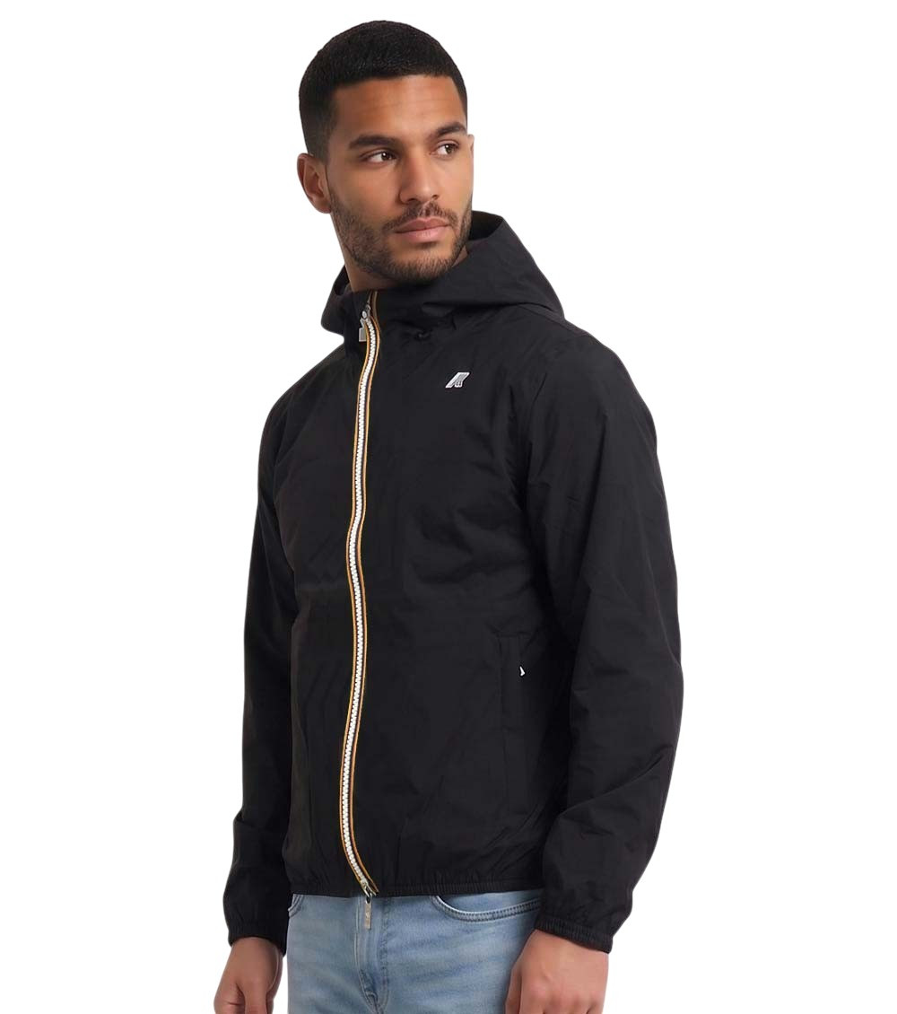 Black Logo Hood Jacket