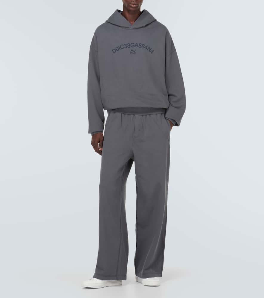 Cotton jersey hoodie