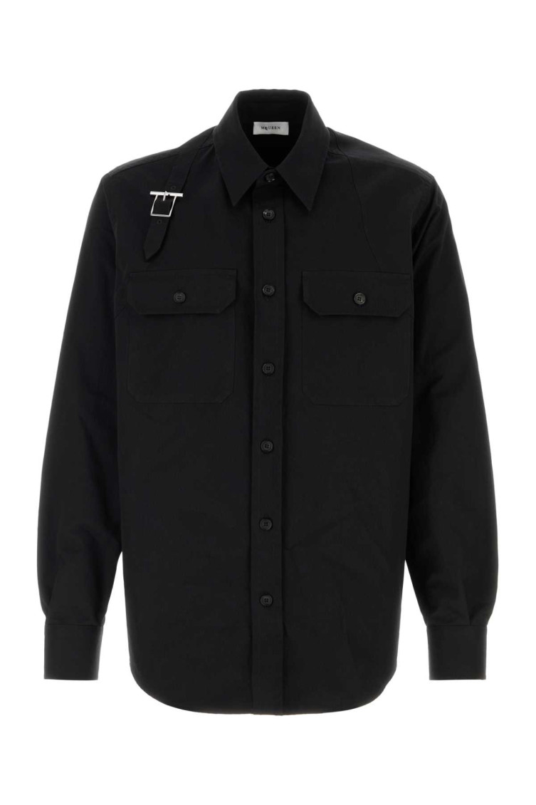 Black Cotton Shirt