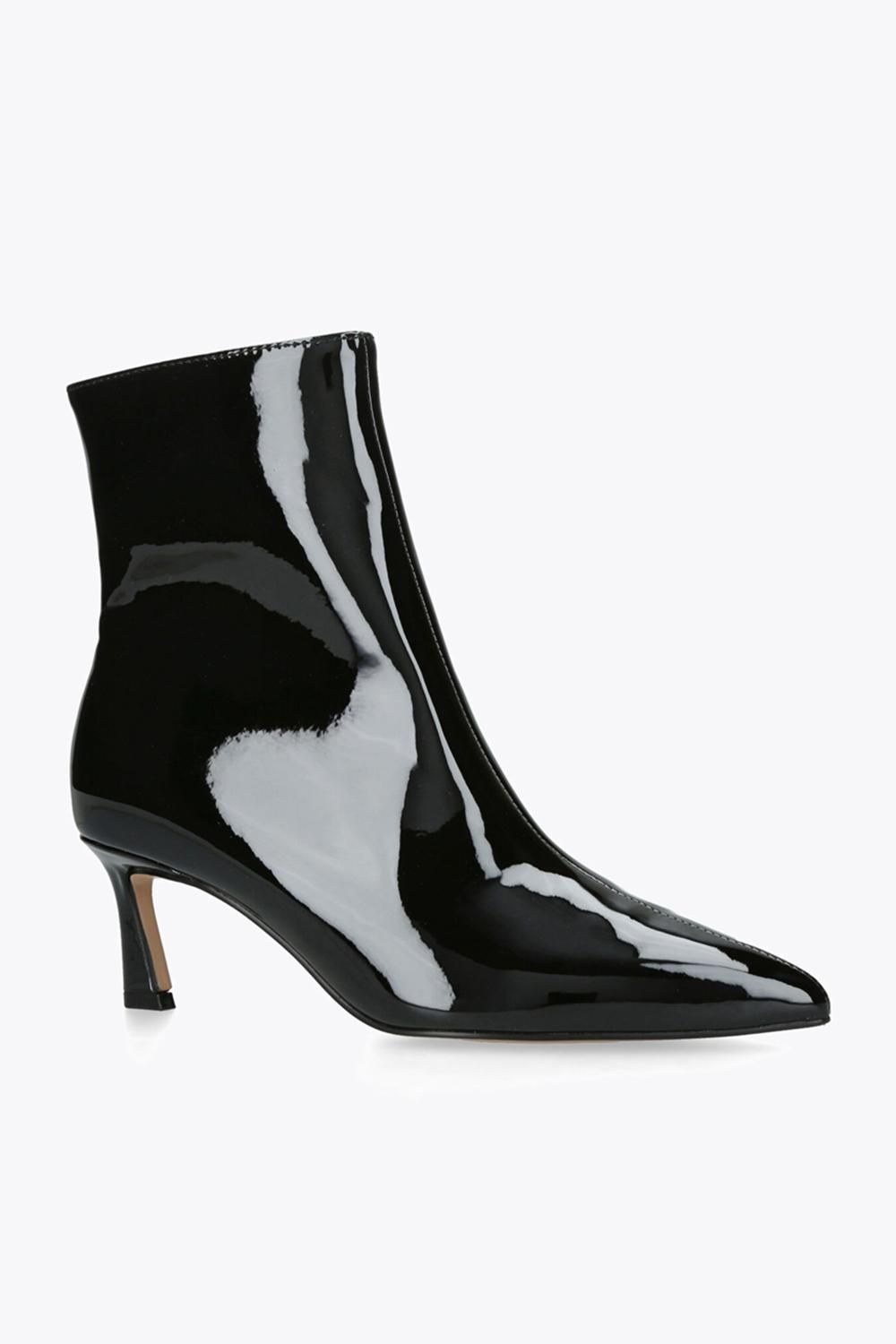 STEVE MADDEN Women's 'Lulah Patent Black' Boots in Black