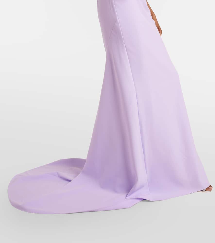 Sofie crêpe gown
