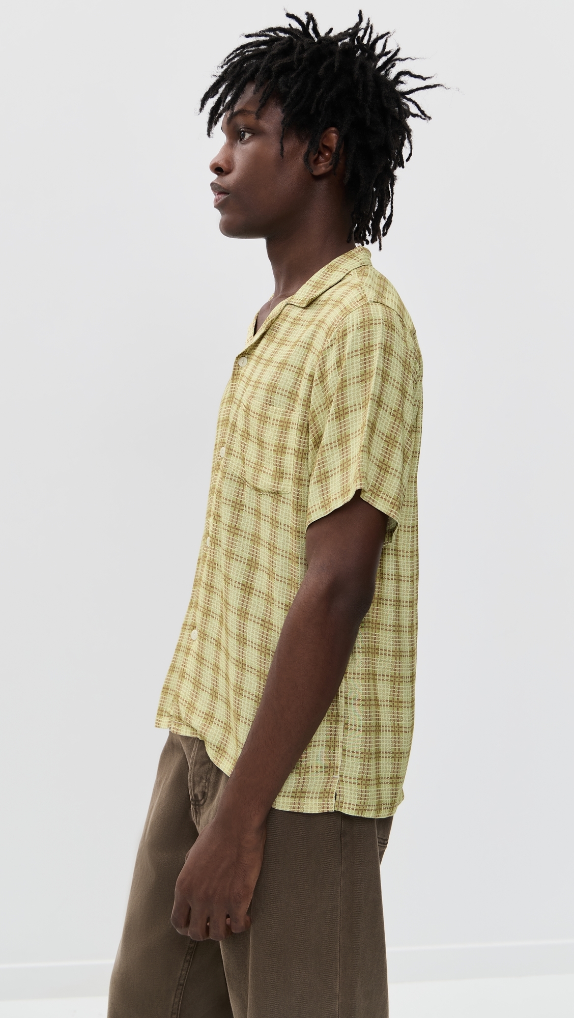 Tartan Camp Shirt Citrus
