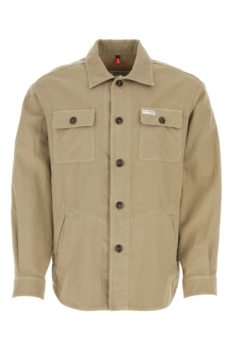 Cappuccino Cotton Blend Shirt