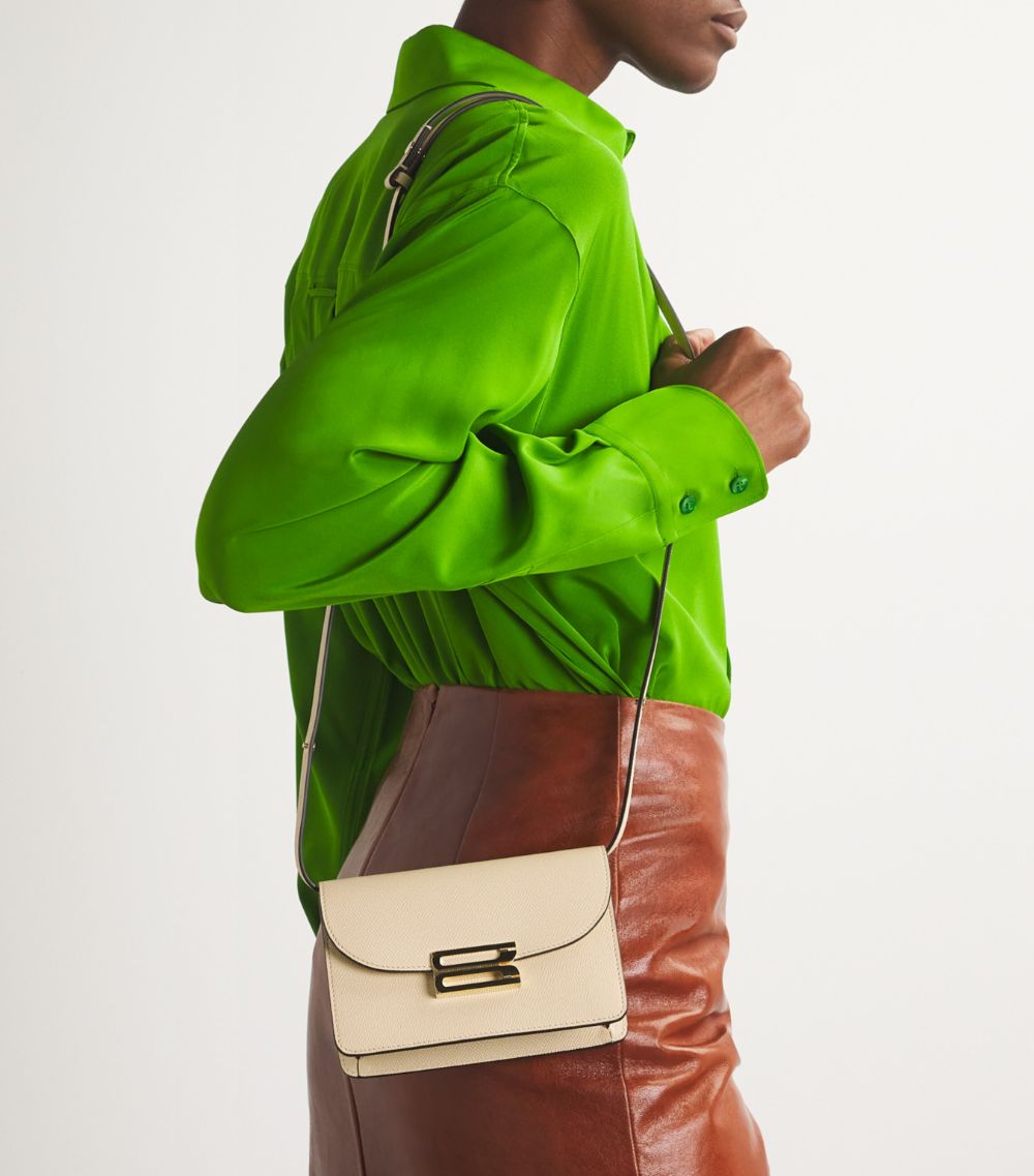 Nano Leather B Buckle Cross-Body Bag