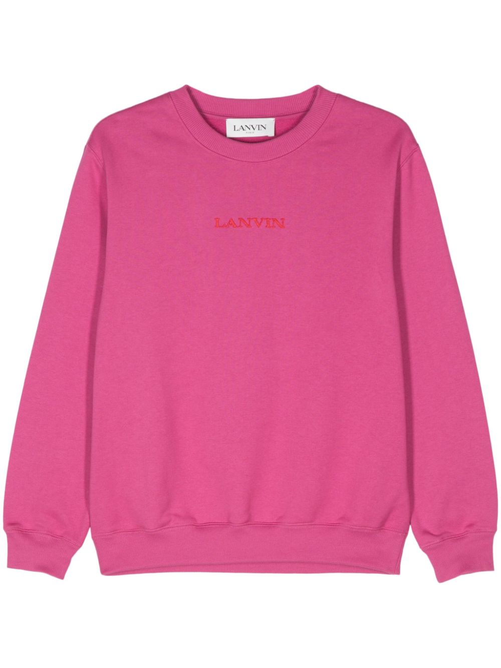 Logo-embroidered sweatshirt - Pink