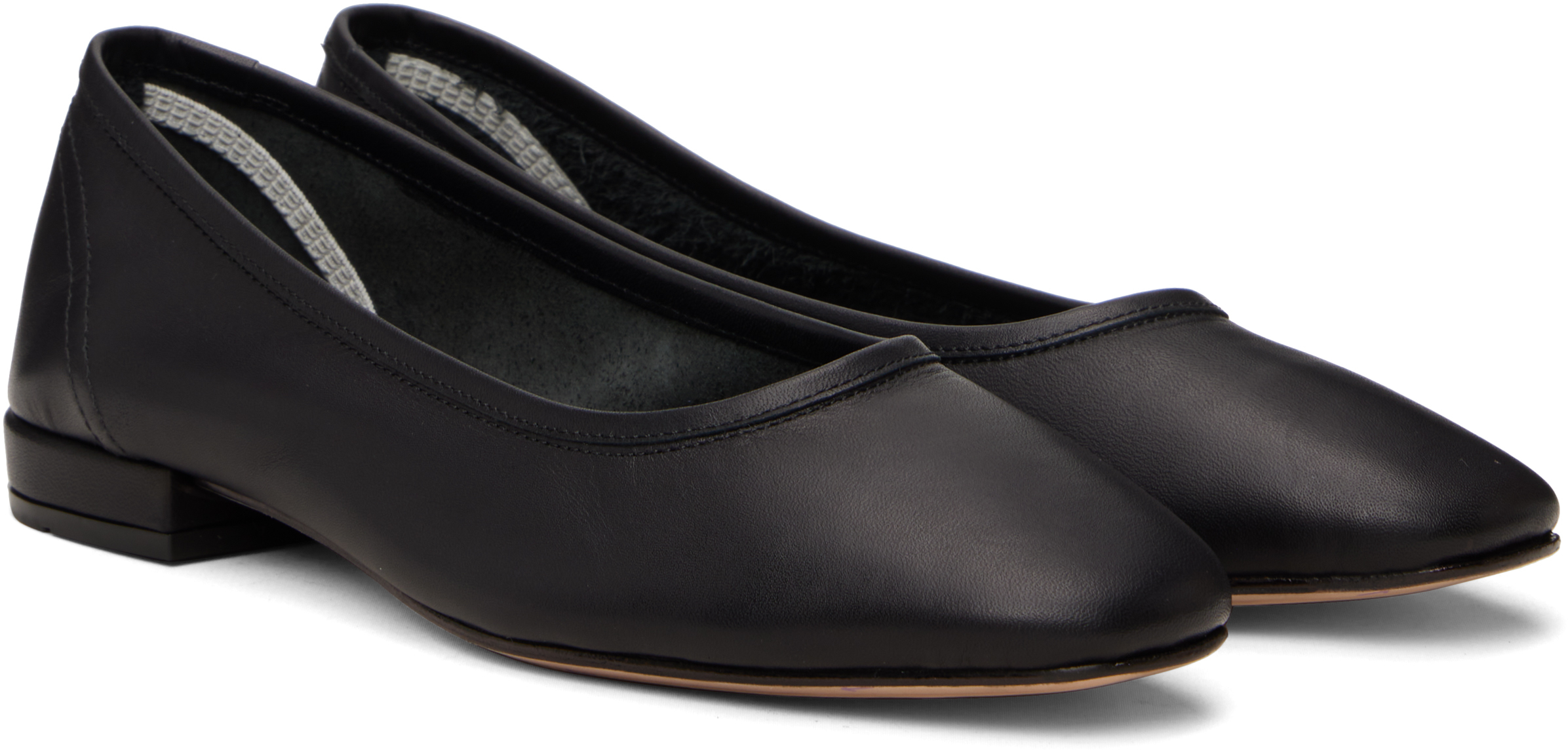 Black Serafina Ballerina Flats