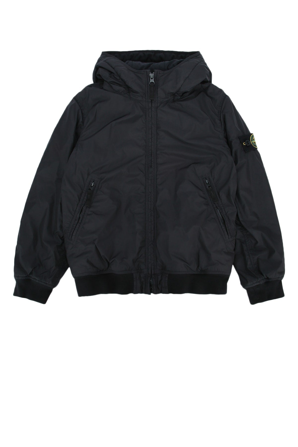 Short Parka Down Jacket — Black