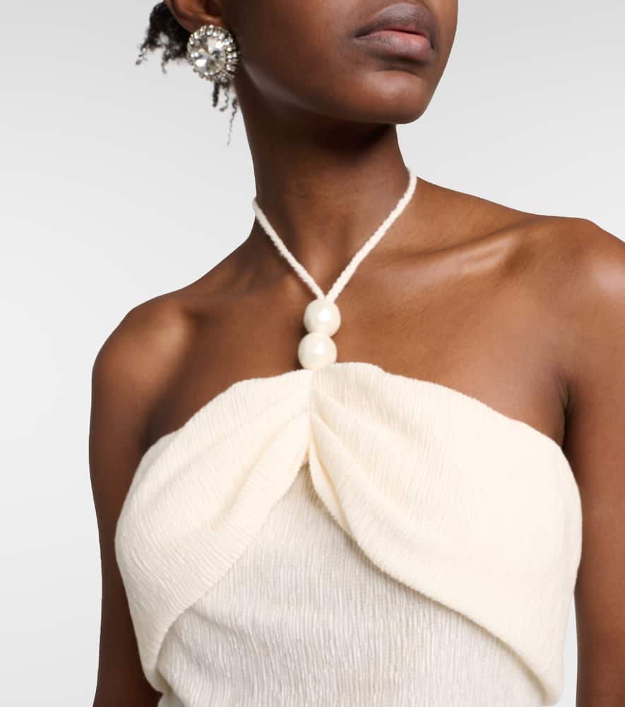 Halterneck crop top