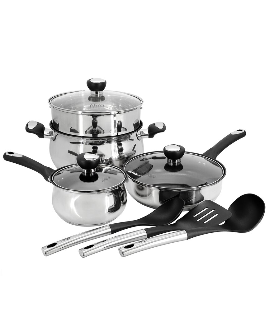 Baldwyn 10pc Stainless Steel Cookware & Utensil Set