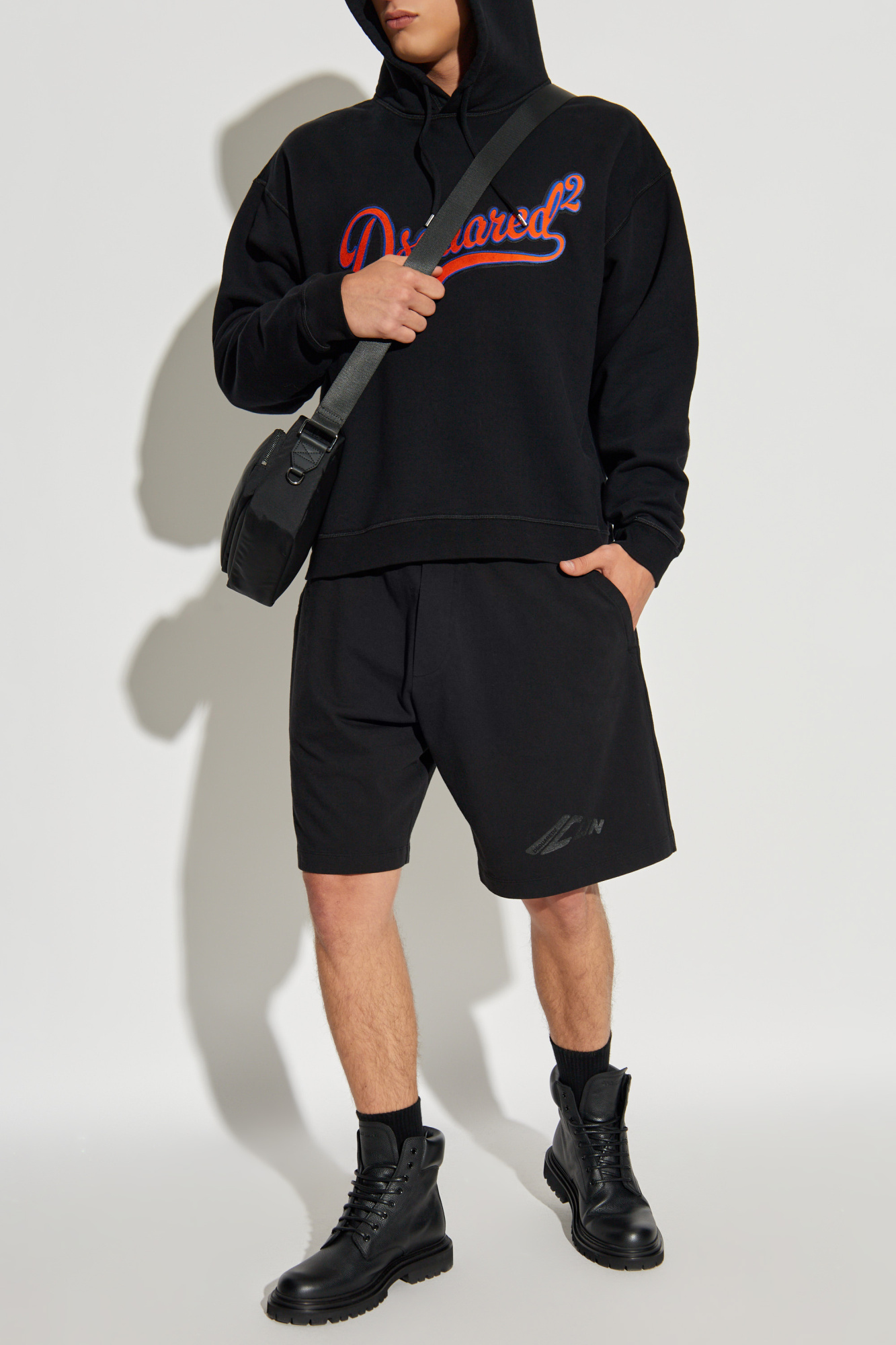 Sweatshirt With Print, Men's, Black