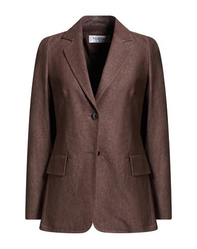Sfilata Woman Blazer Brown Size 6 Cotton