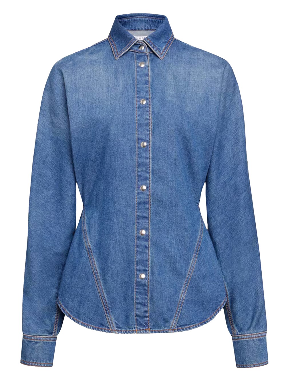 Round Denim Shirt