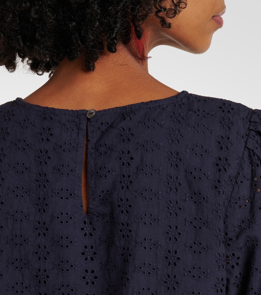 Dalyn embroidered cotton blouse