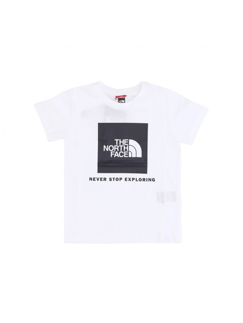 Kids White Graphic T-Shirt