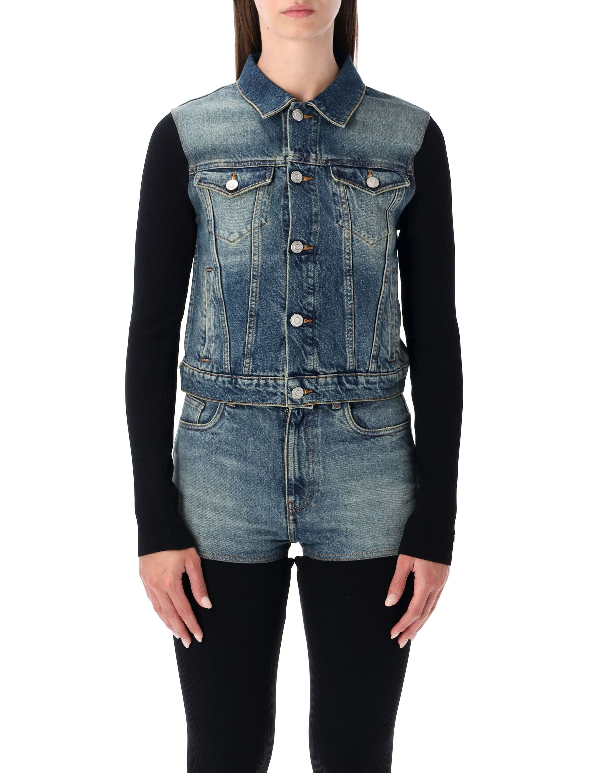 Hybrid Denim-knit Jacket