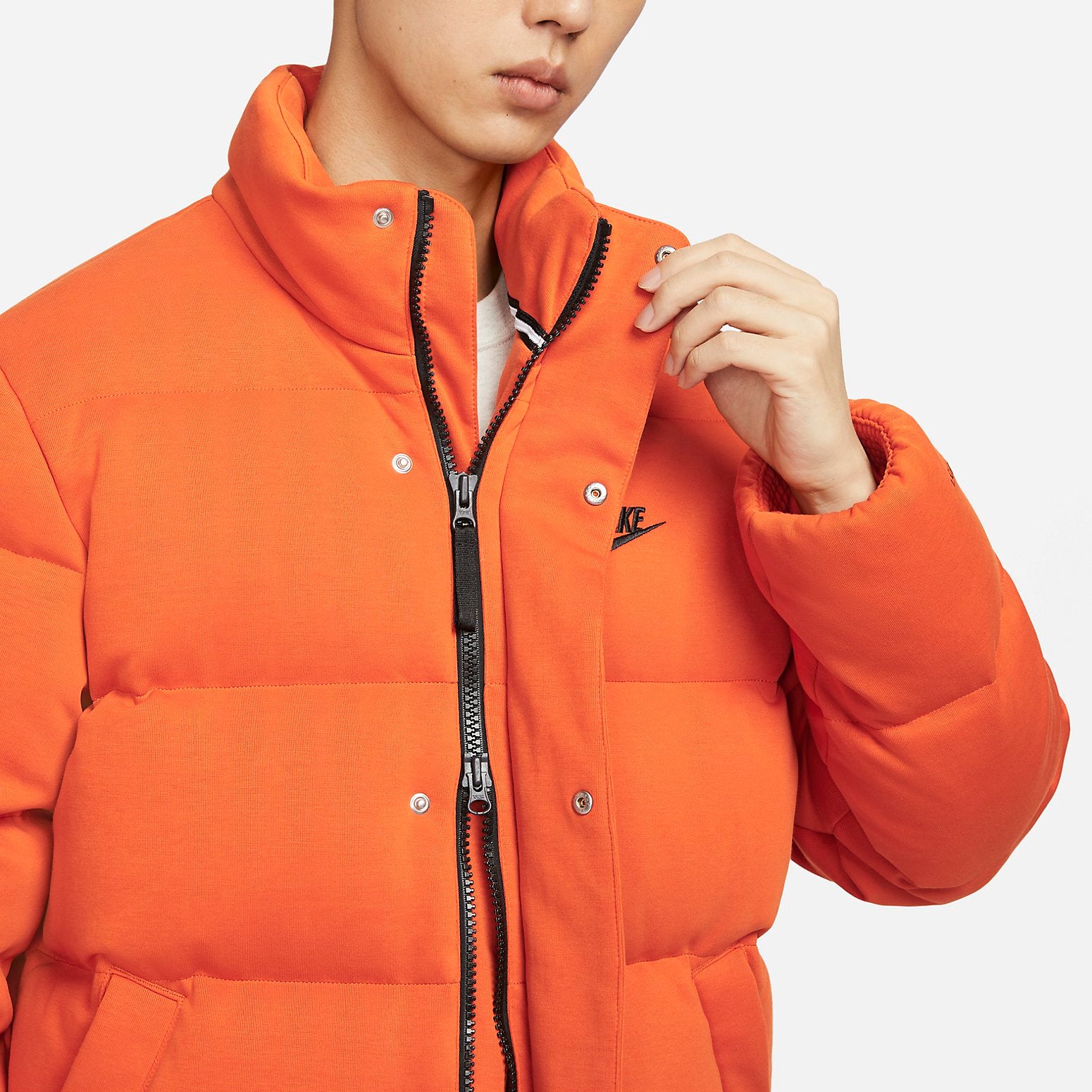 Sportswear Oversized Padded Jacket 'Orange'