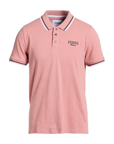 Man Polo shirt Antique rose Size M Cotton