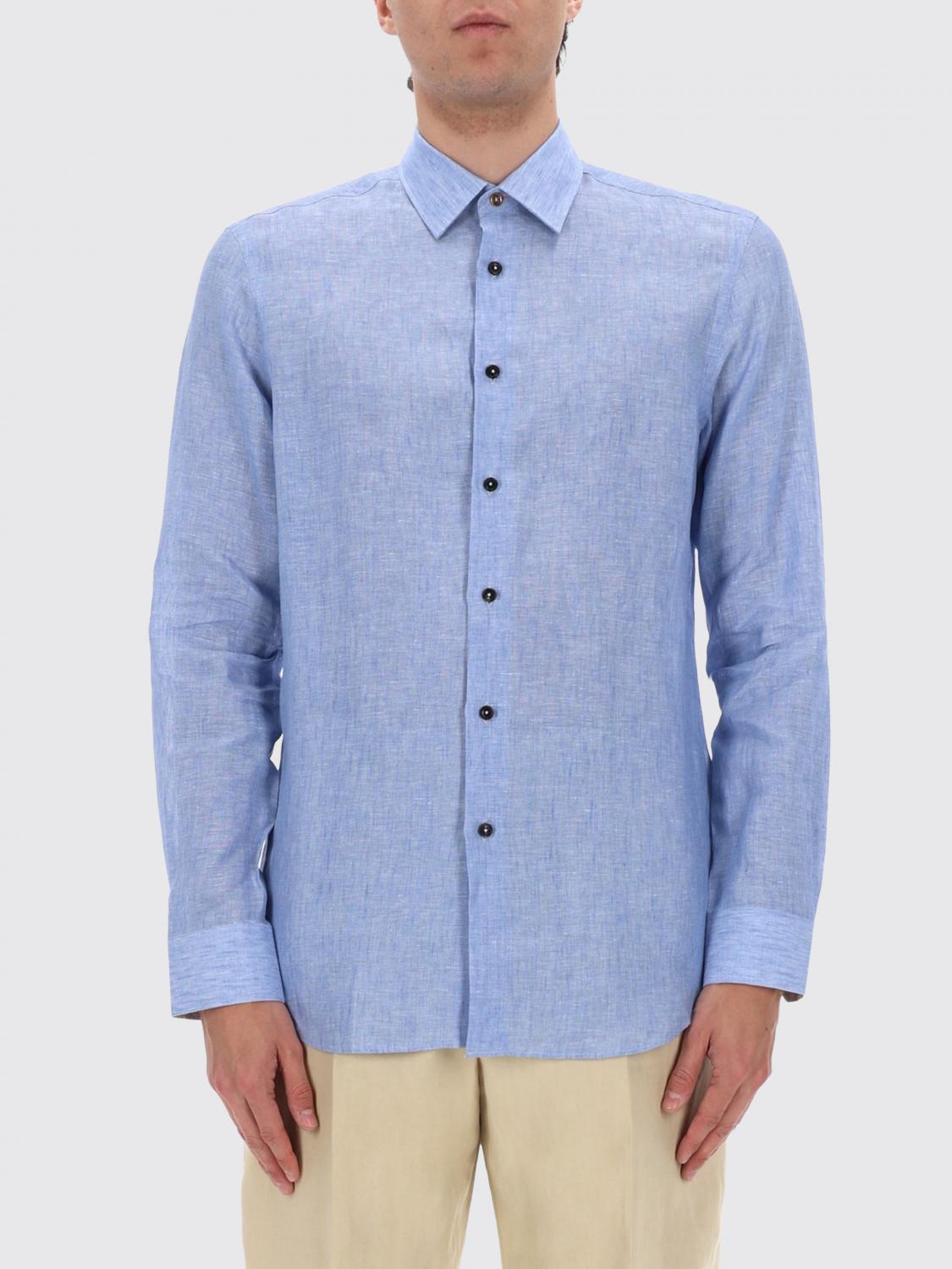 Shirt Men color Blue