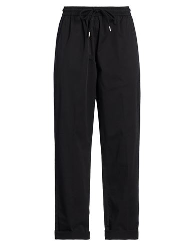 Woman Pants Black Size S Organic cotton, Elastane