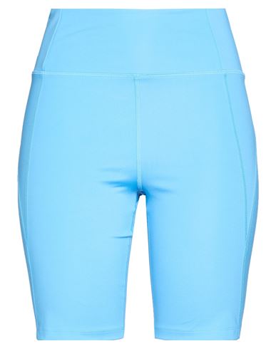 Woman Shorts & Bermuda Shorts Azure Size L Recycled polyester, Elastane