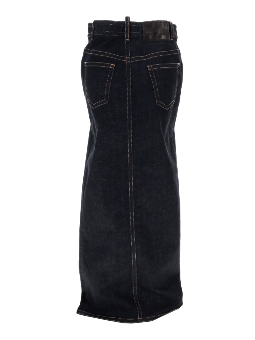 Dsquared2 - front slit skirt back pocket