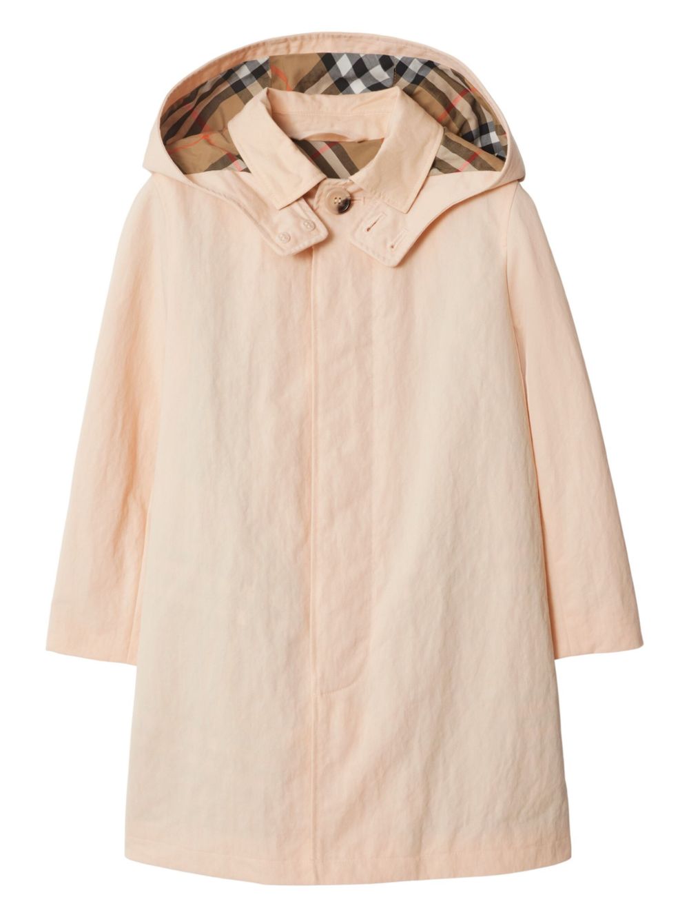 Hooded car coat - Pink
