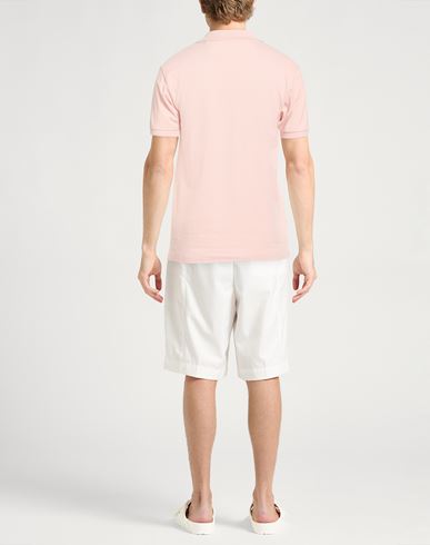 Jeans Man Polo shirt Light pink Size S Cotton