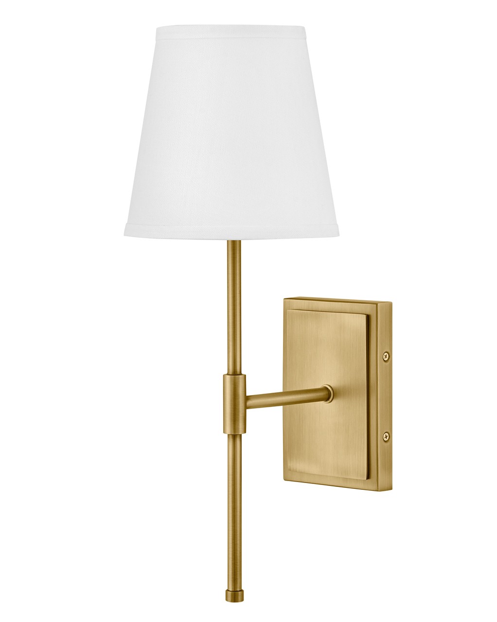 Lacquered Brass LED Wall Sconce from the Beale Collection