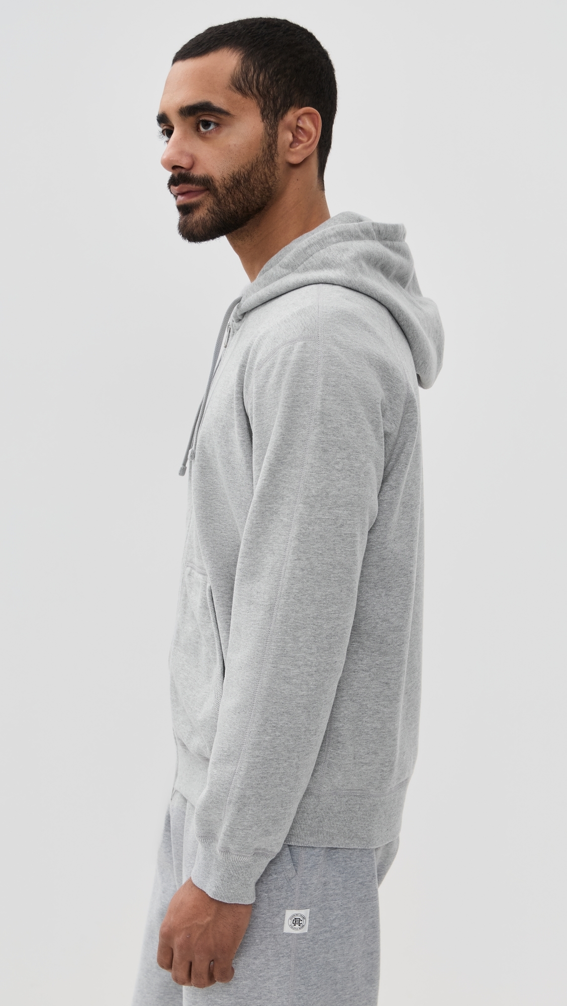 Reigning Champ Mid-Weight Terry Standard Zip Hoodie Hgrey