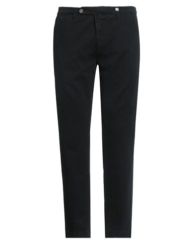 Man Pants Black Size 36 Modal, Cotton, Elastane