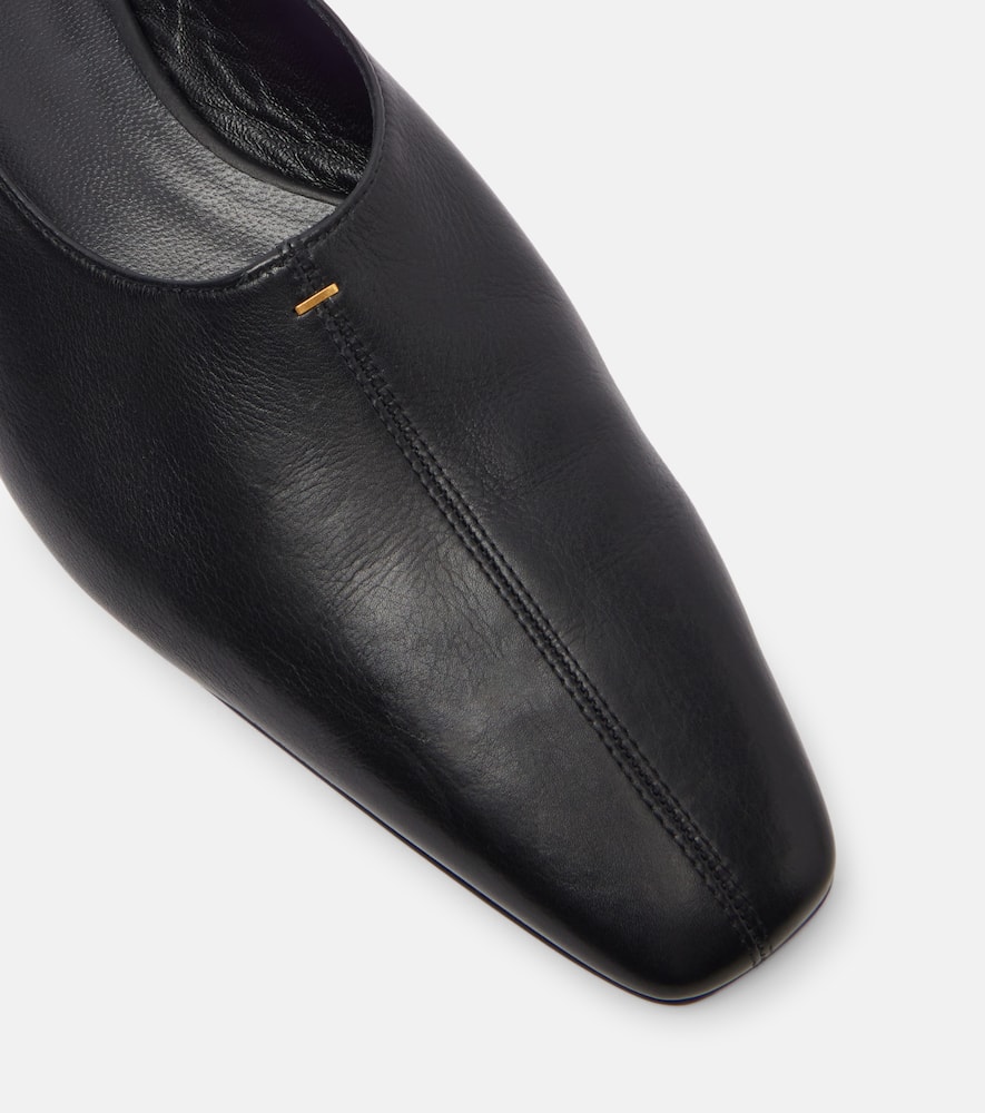 Celia leather slingback flats