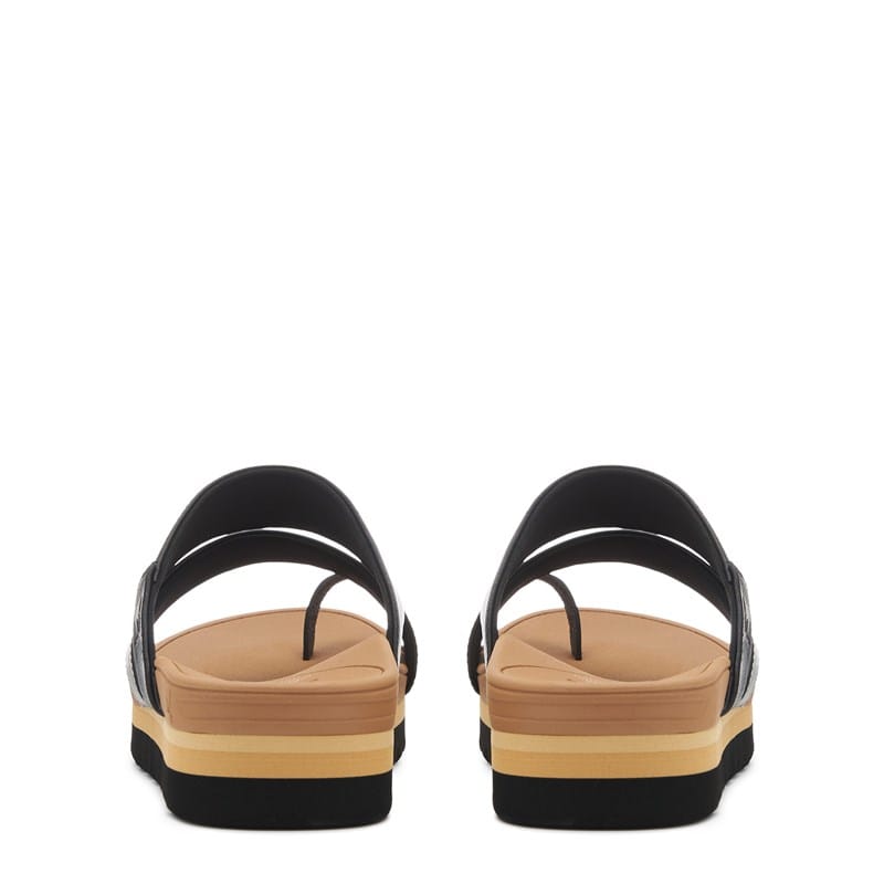 Women's Banded Horizon Hi Strappy Sandals (Black)