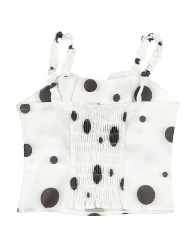L:ú L:ú By Miss Grant Kid Girl Top Ivory Size 14 Polyester, Polyamide, Elastane