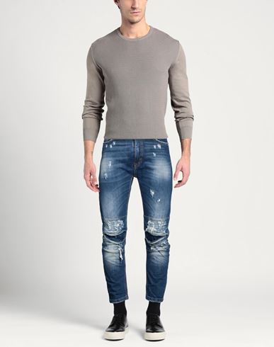 Rêver Paris Man Jeans Blue Size 34 Cotton, Elastane