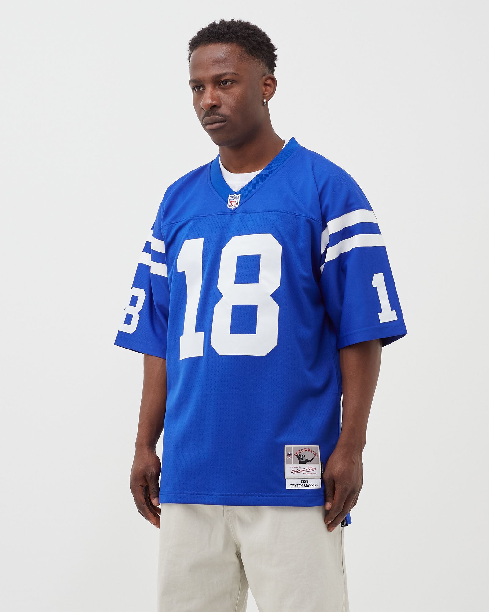 NFL Legacy Jersey Indianapolis Colts 1998 Peyton Manning #18 blue male Jerseys now available at BSTN