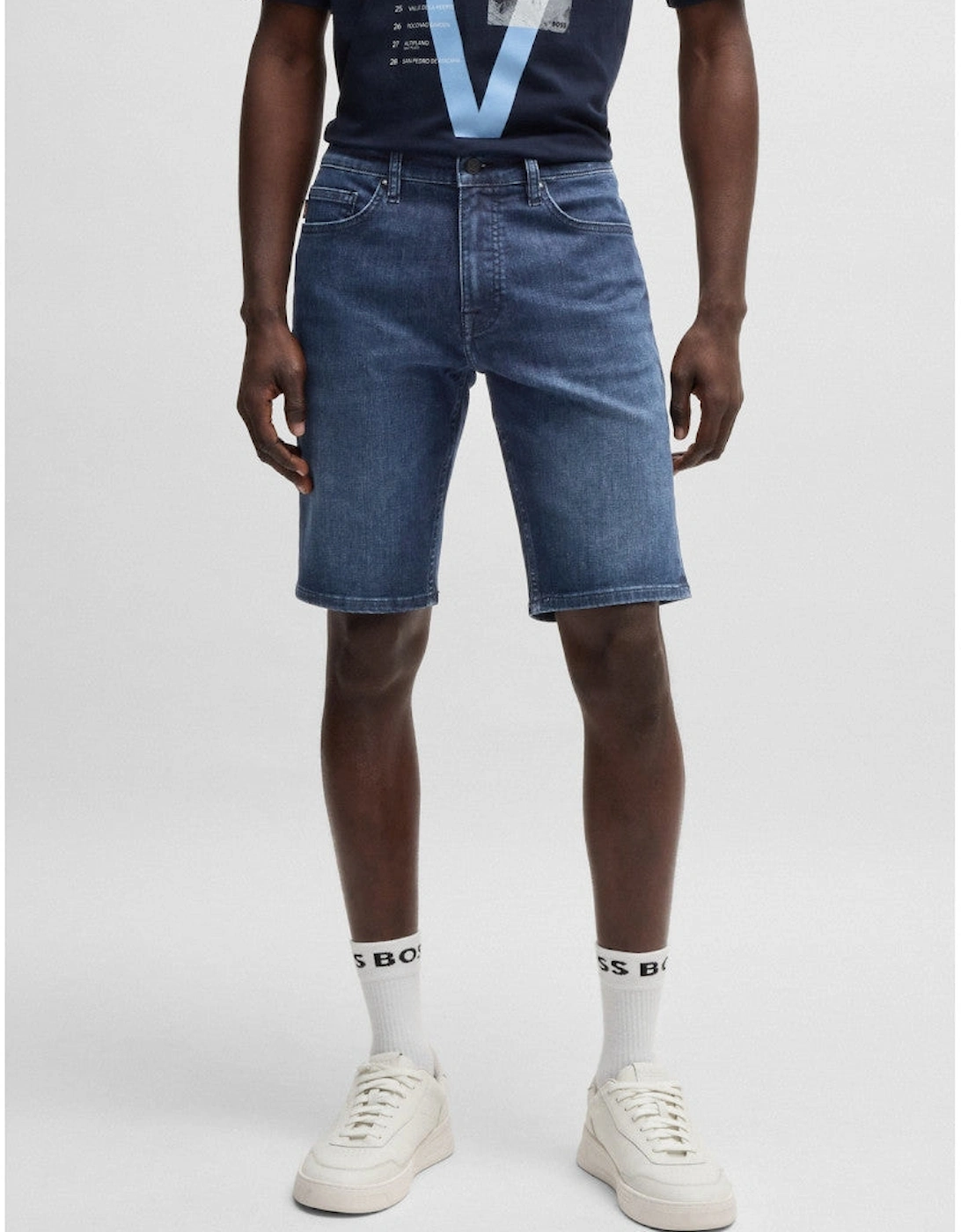 Men's BOSS Orange Delaware Shorts BO 419 Navy - Size: 32