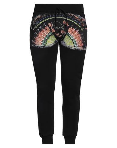 Man Pants Black Size L Cotton, Polyester