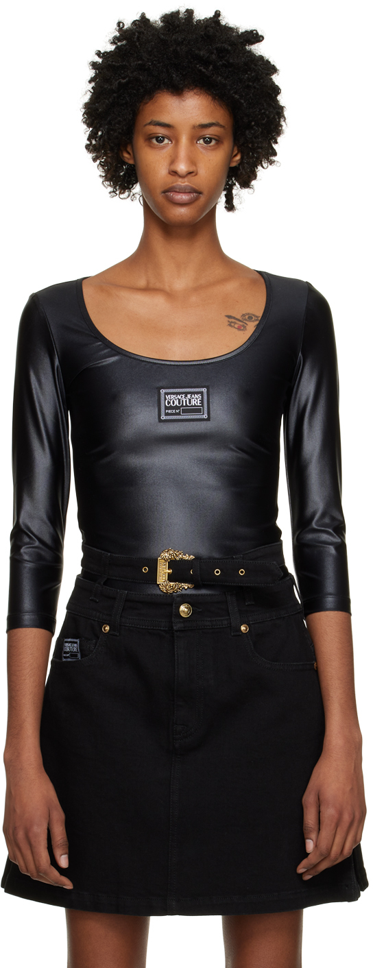 Black patch bodysuit