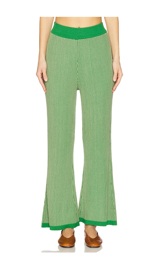 Sancia STRICKHOSE PANT in Green. Größe XL. Also in L, M