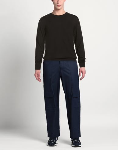 Man Sweater Black Size 38 Wool, Acrylic