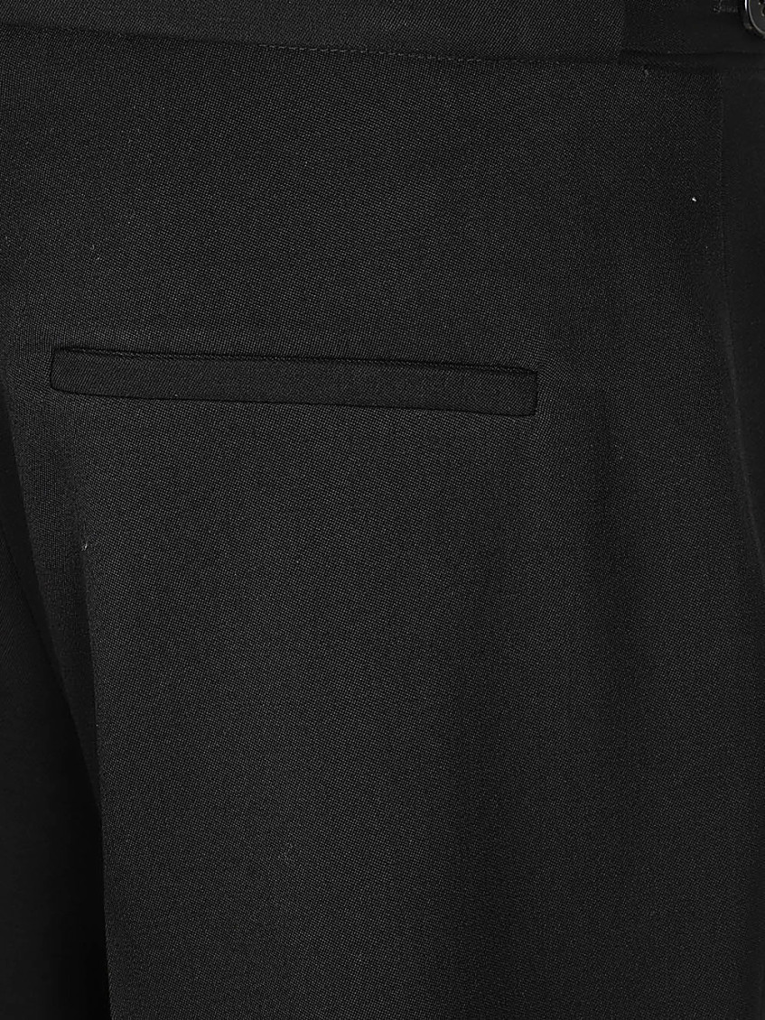 Wool Straight Trousers