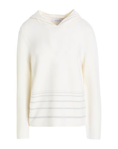 Woman Sweater Ivory Size 6 Virgin Wool, Cotton, Cashmere, Viscose, Polyester