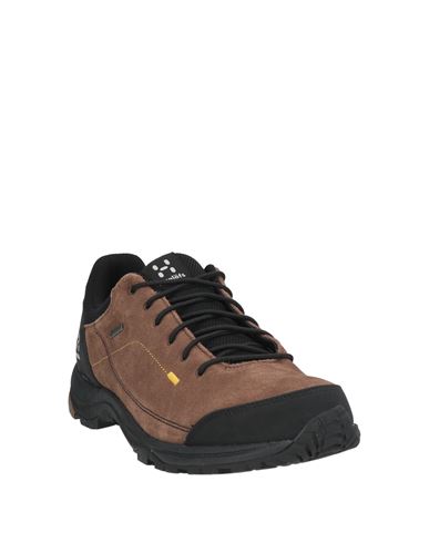 Haglöfs Woman Sneakers Chocolate brown Size 6.5 Leather, Textile fibers