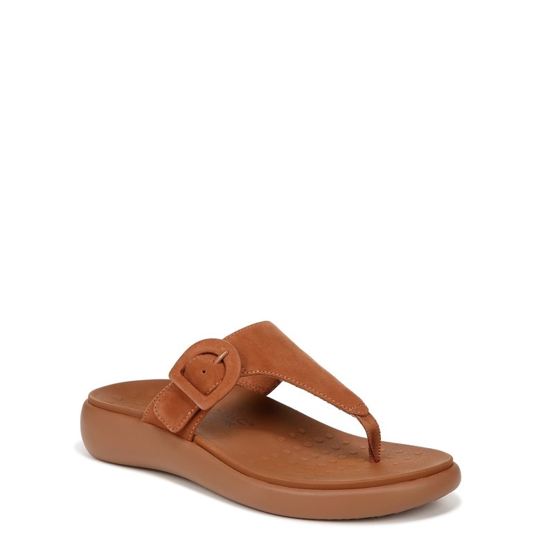 Women's Activate Rx Flip Flop Sandals (Brown Suede)