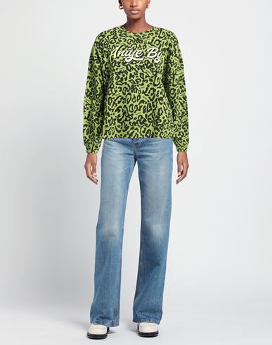Woman Sweatshirt Acid green
