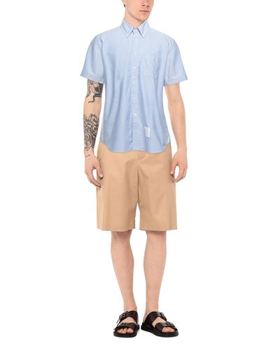 Man Shirt Sky blue Size 0 Cotton